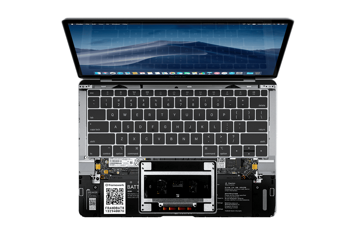 Teardown Skin Mackbook Air 13" Xonebrand