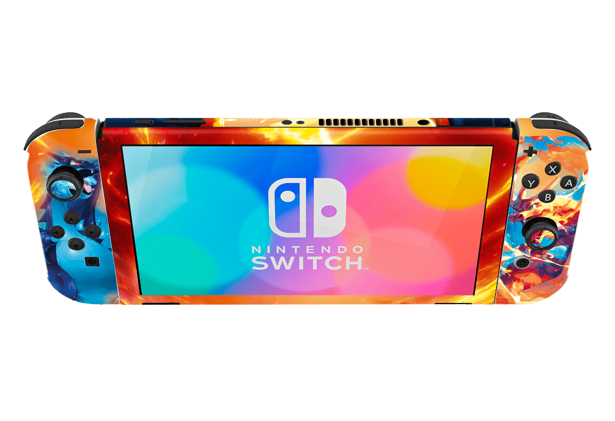 Pokemon Charizard Skin Nintendo Switch OLED (2021) Xonebrand