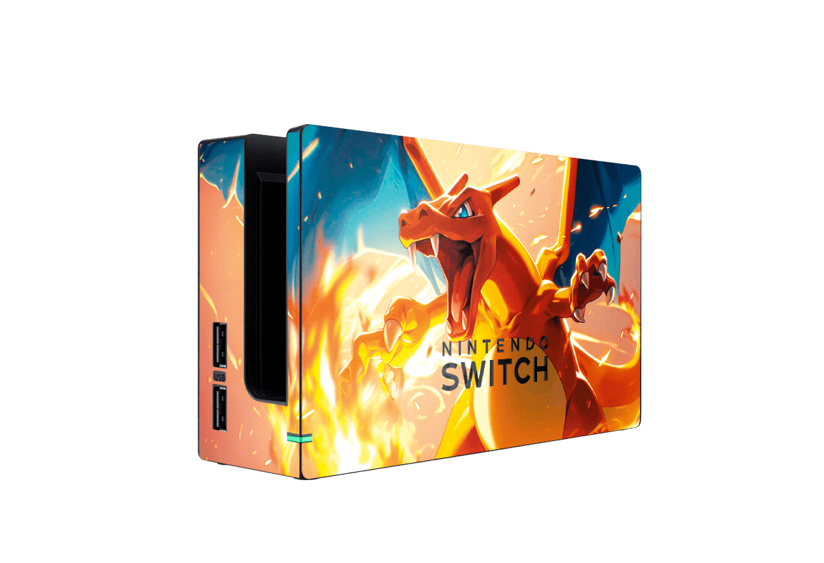 Pokemon Charizard Nintendo Switch Skin