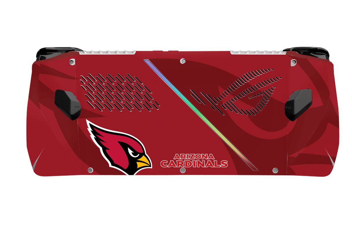 Arizona Cardinals Asus Rog Ally Handheld Gaming Computer Skin