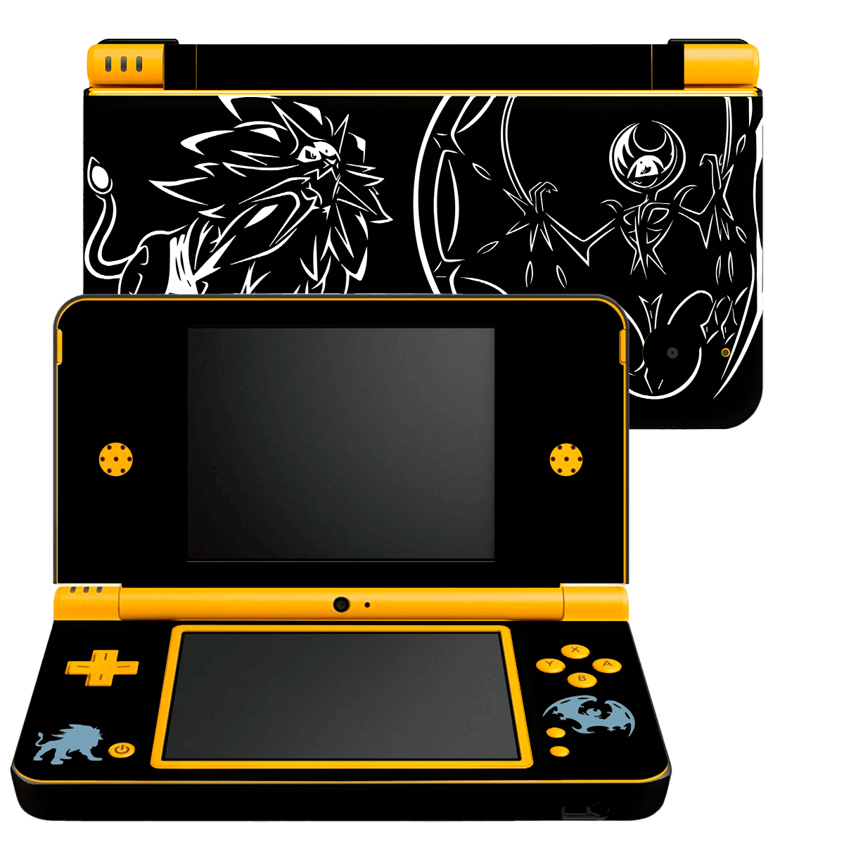 Pokemon Sol & Luna Skin Nintendo DSi XL (2009) Xonebrand