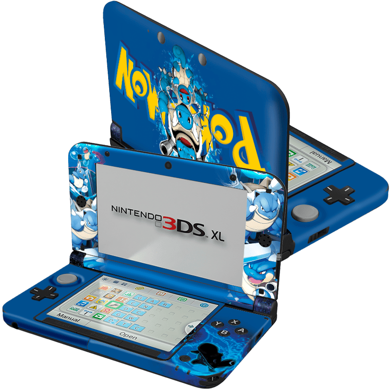 Pokemon Squirtle Skin Nintendo 3Ds XL (2012)