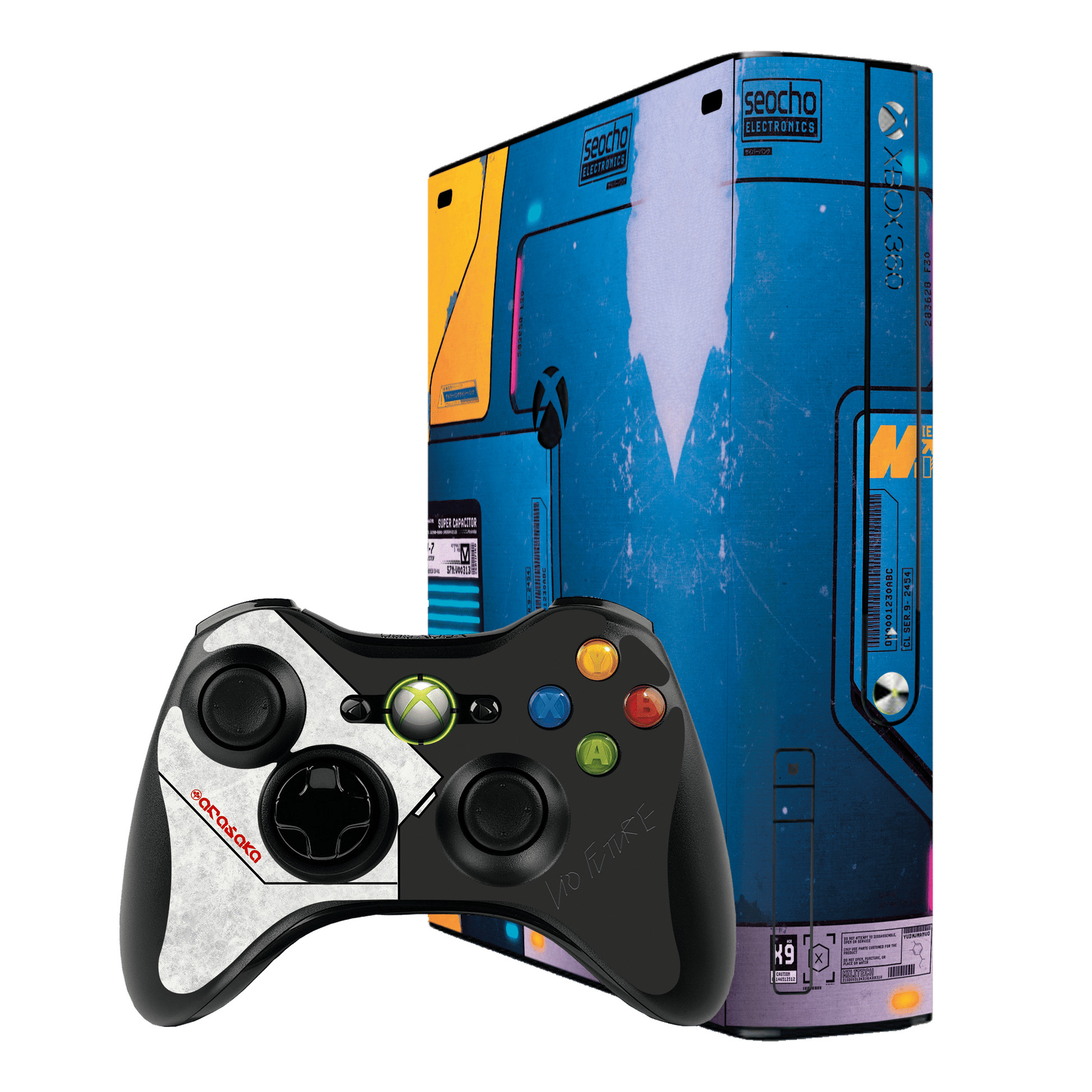 Cyberpunk Skin Xbox 360 E