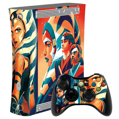 Star Wars Ashoka Xbox 360 Fat Bundle Skin