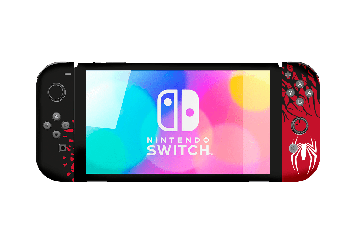 Spiderman 2 Skin Nintendo Switch OLED (2021)