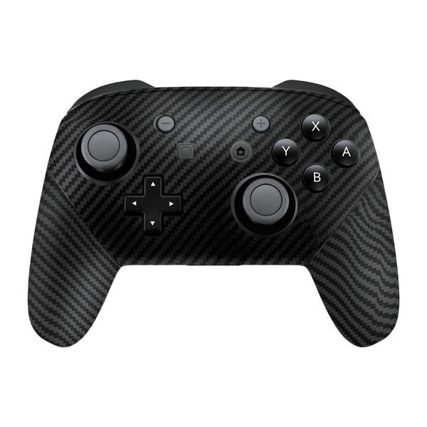 Black Carbon Fiber Skin Nintendo Switch Pro Controller