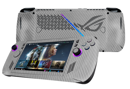 Skin para ASUS Rog Ally X edición Fibra carbono gris – Xonebrand