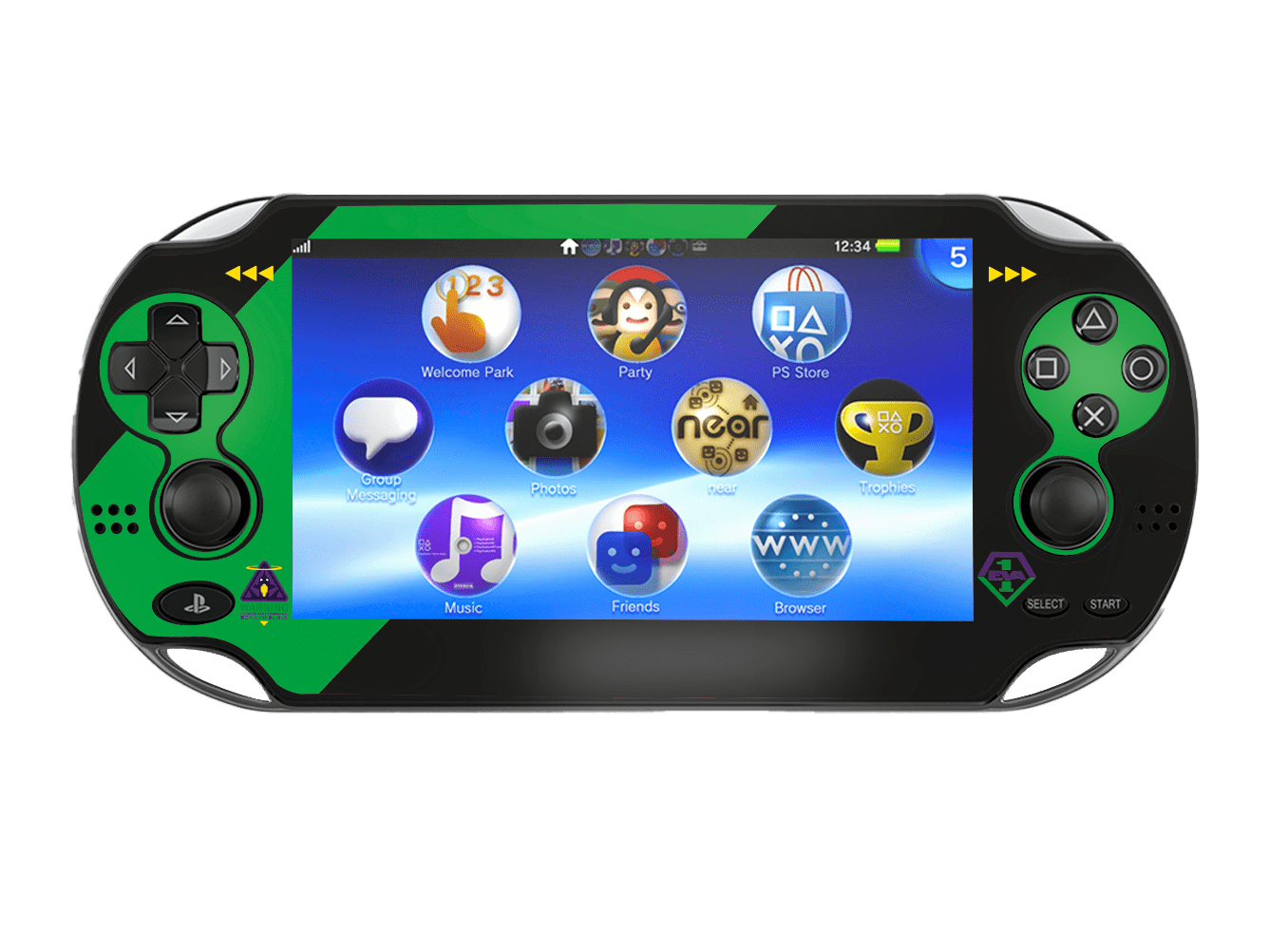 Evangelion eva 01 Skin Playstation Portable PSVita Fat