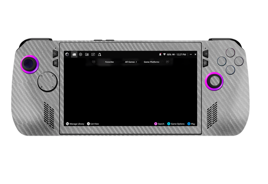 Skin para ASUS Rog Ally X edición Fibra carbono gris – Xonebrand