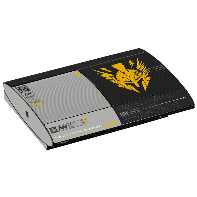 Call of Duty Sentinel Task Force Skin Playstation 3 Super Slim Xonebrand