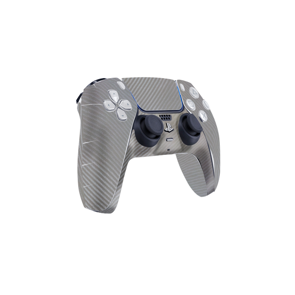 Fibra Carbono Gris Skin Playstation 5 DualSense Full