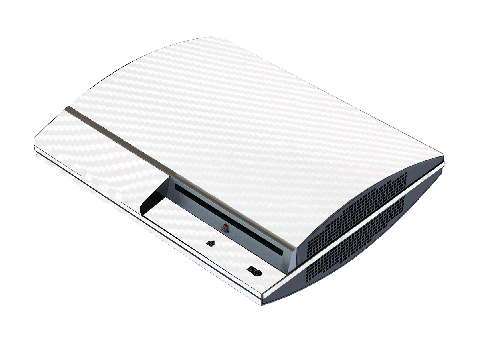 Fibra Carbono Blanco Skin Playstation 3 Fat