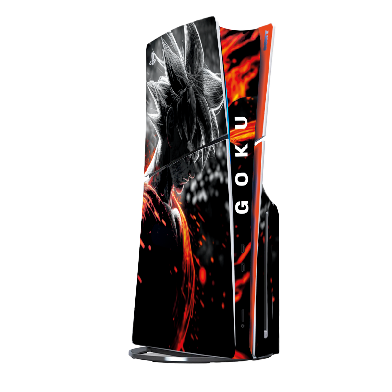 Dragon Ball Goku Skin Playstation 5 Slim Xonebrand