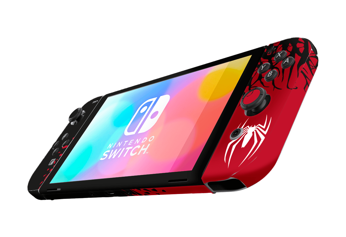 Spiderman 2 Skin Nintendo Switch OLED (2021) Xonebrand