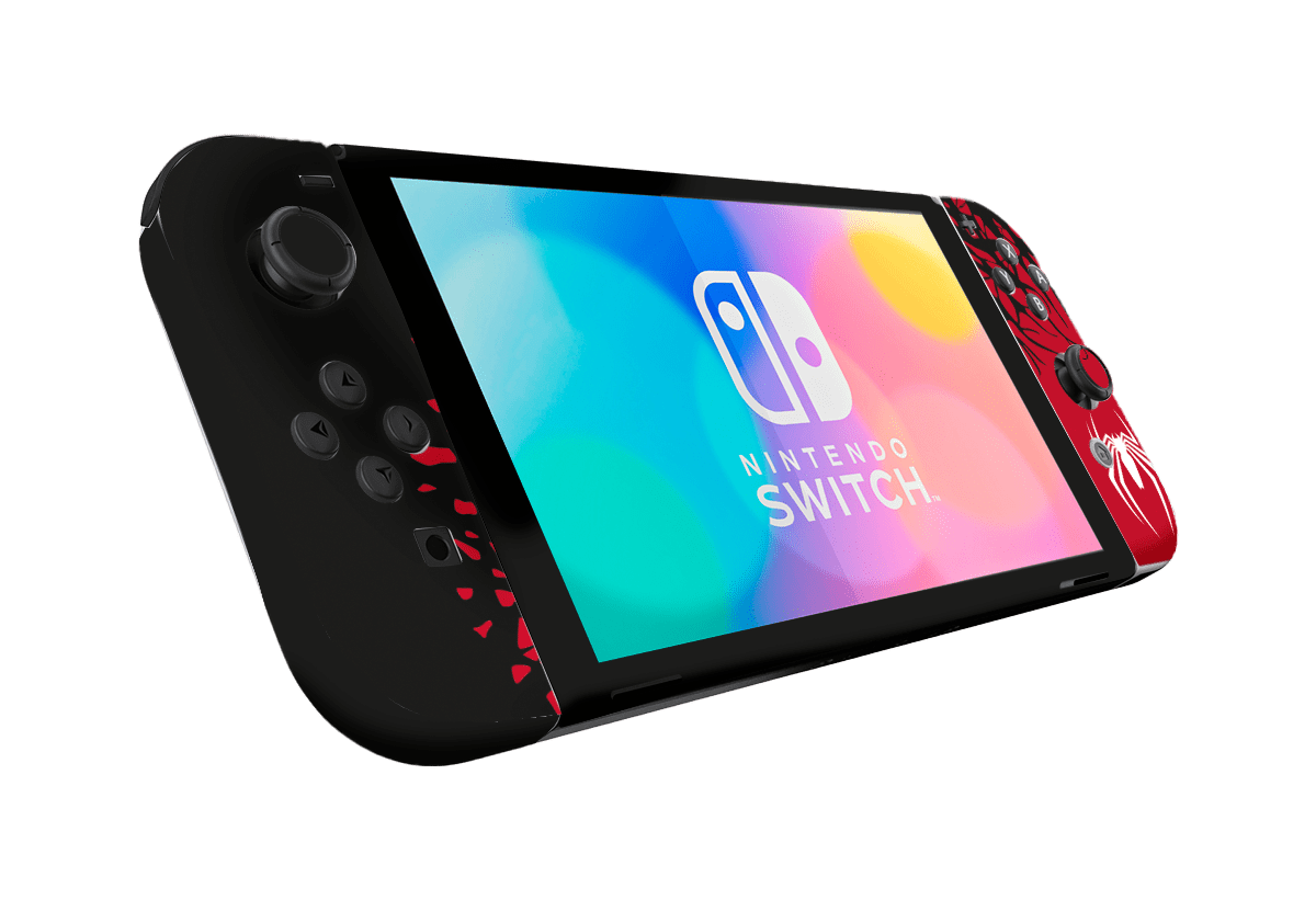 Spiderman 2 Skin Nintendo Switch OLED (2021) Xonebrand