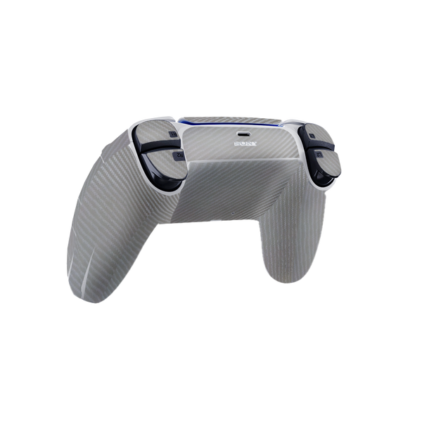 Fibra Carbono Gris Skin Playstation 5 DualSense Full