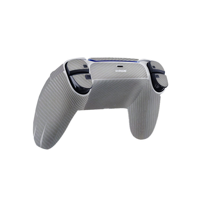 Fibra Carbono Gris Skin Playstation 5 DualSense Full Xonebrand