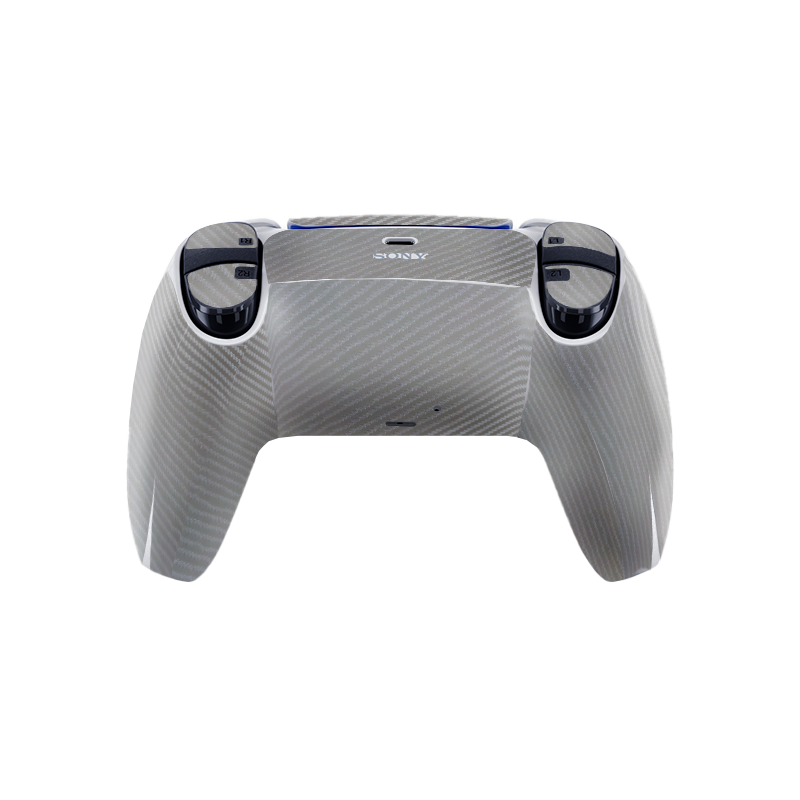 Fibra Carbono Gris Skin Playstation 5 DualSense Full