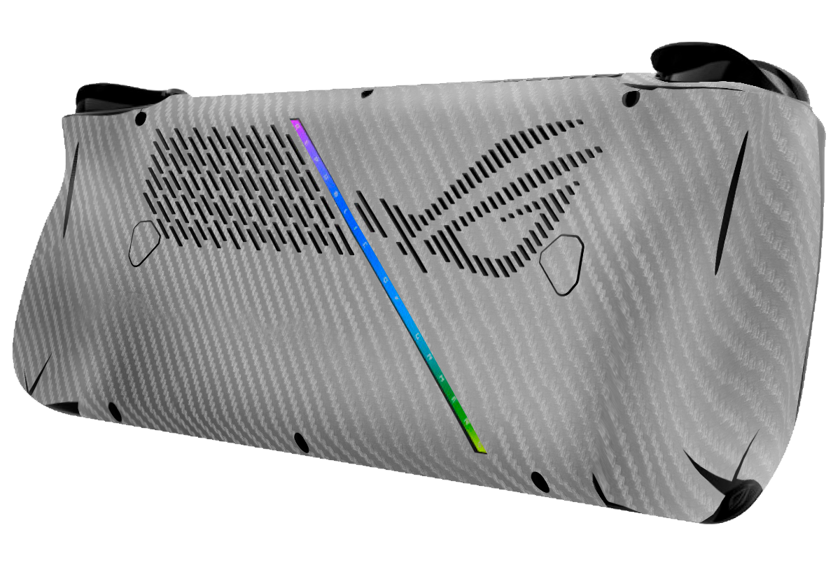 Skin para ASUS Rog Ally X edición Fibra carbono gris – Xonebrand