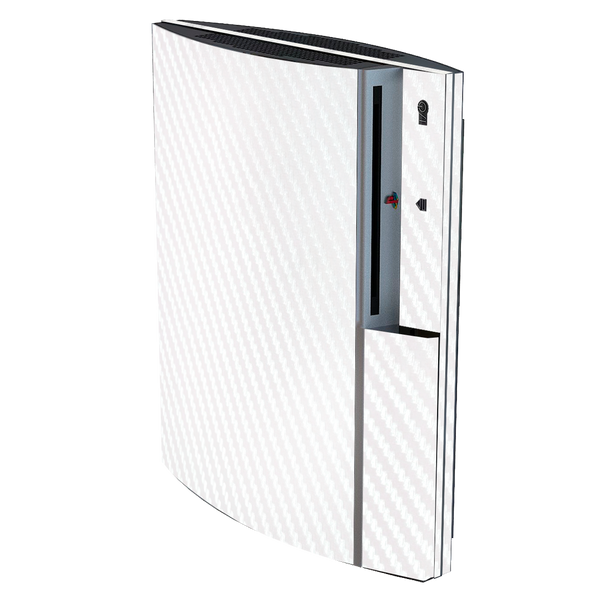 Fibra Carbono Blanco Skin Playstation 3 Fat