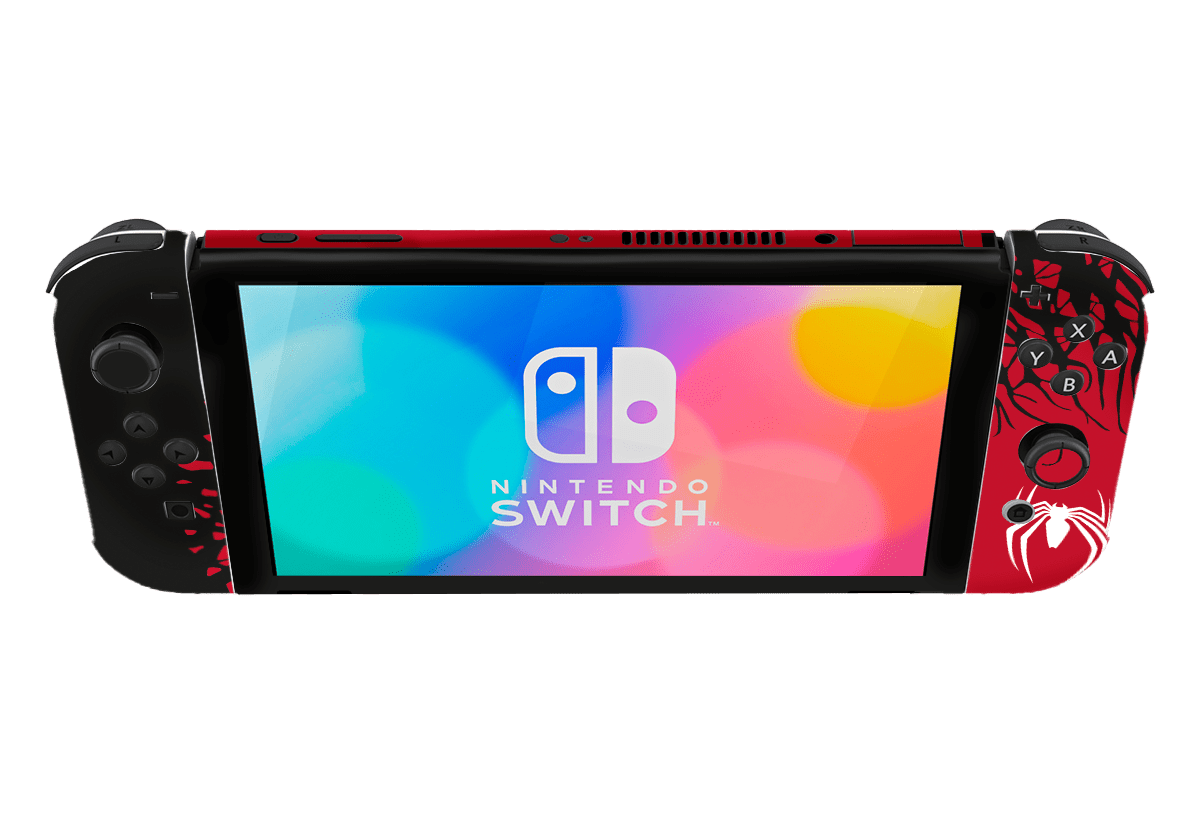 Spiderman 2 Skin Nintendo Switch OLED (2021) Xonebrand