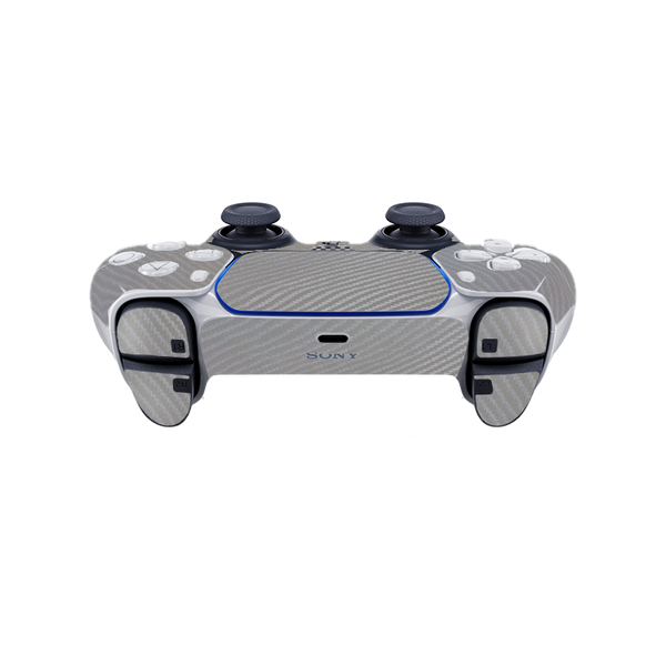 Fibra Carbono Gris Skin Playstation 5 DualSense Full