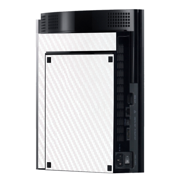 Fibra Carbono Blanco Skin Playstation 3 Fat