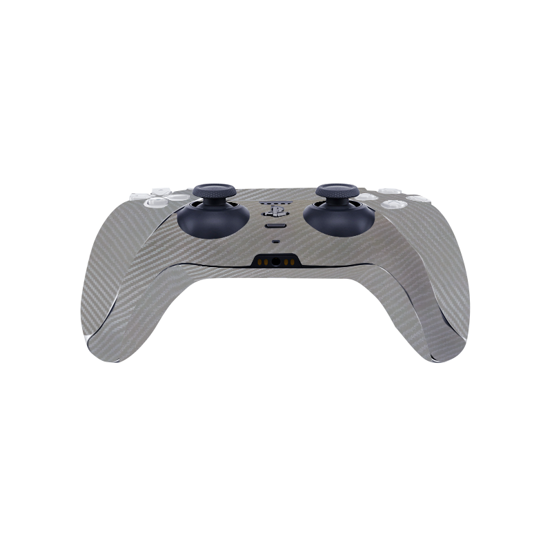 Fibra Carbono Gris Skin Playstation 5 DualSense Full
