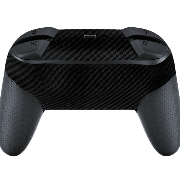 Black Carbon Fiber Skin Nintendo Switch Pro Controller