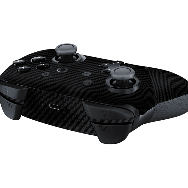 Black Carbon Fiber Skin Nintendo Switch Pro Controller