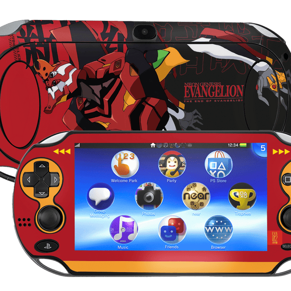 Evangelion eva 02 Skin Playstation Portable PSVita Fat