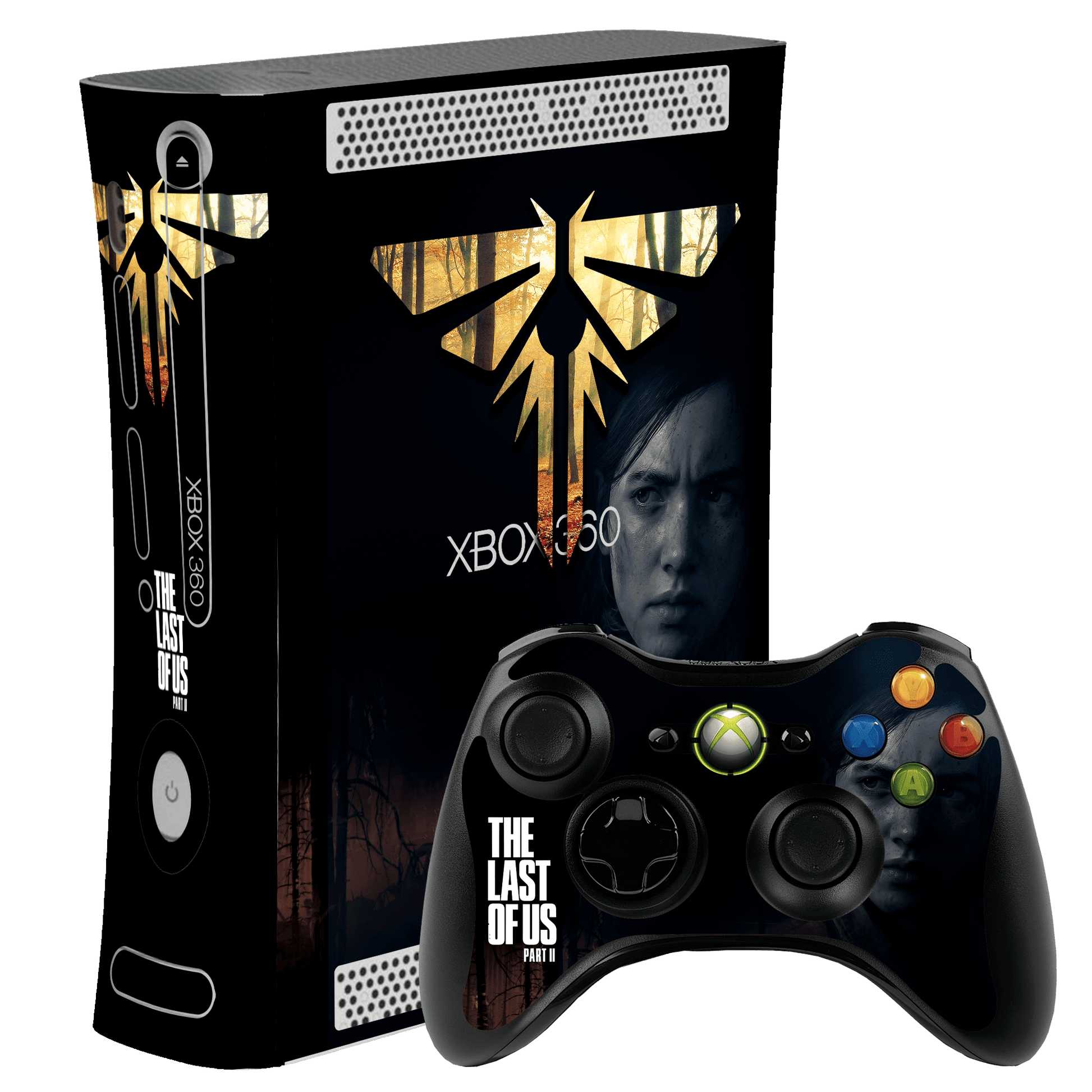 The last of Us II Skin Xbox 360 Fat