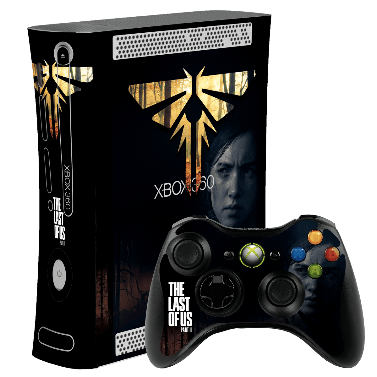 The last of Us II Skin Xbox 360 Fat Xonebrand