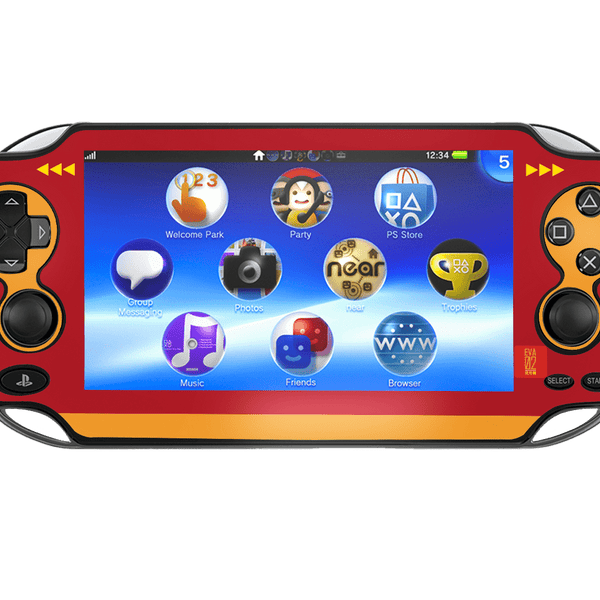 Evangelion eva 02 Skin Playstation Portable PSVita Fat