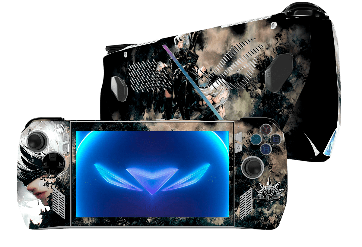 Nier Automata Asus Rog Ally Handheld Gaming Computer Skin