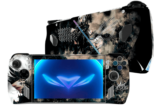 Nier Automata Asus Rog Ally Handheld Gaming Computer Skin