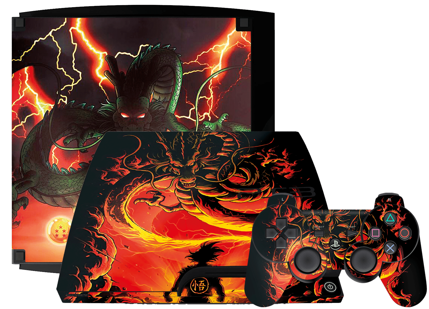 Dragon Ball Skin Playstation 3 Slim Xonebrand