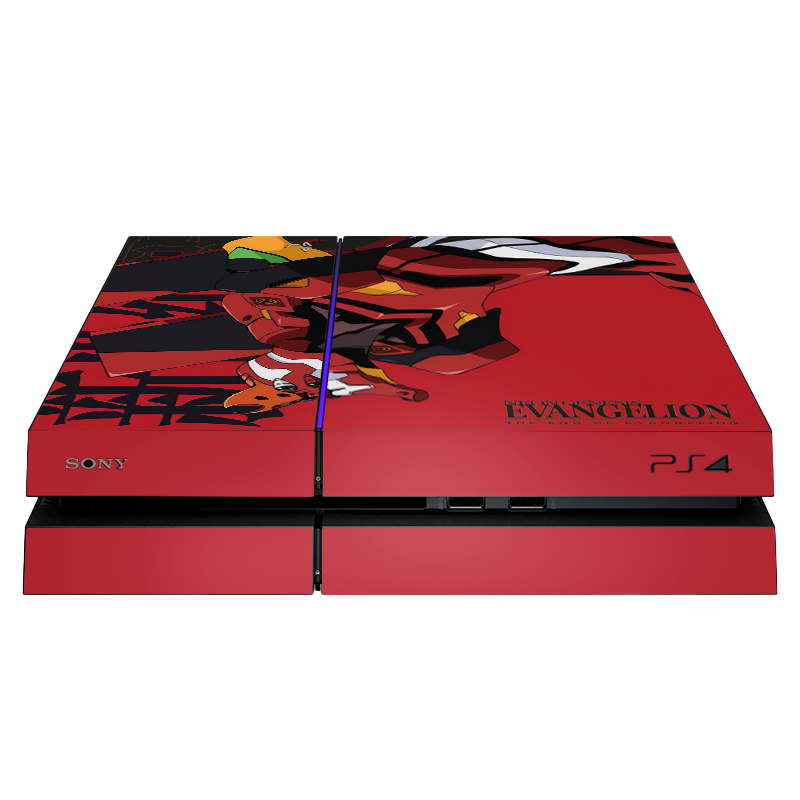 Evangelion Eva 02 Skin Playstation 4 Fat Xonebrand