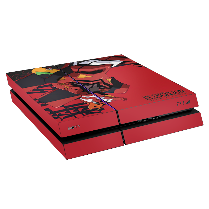 Evangelion Eva 02 Skin Playstation 4 Fat Xonebrand