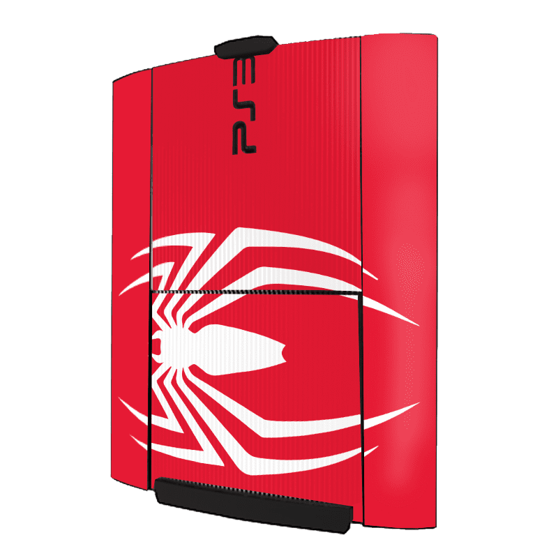 Spiderman Skin Playstation 3 Super Slim Xonebrand