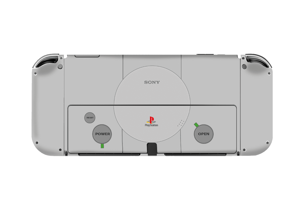 Modelo PS1 Nintendo Switch Oled (2021) Skin