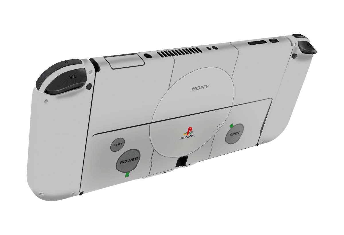 Modelo PS1 Nintendo Switch Oled (2021) Skin