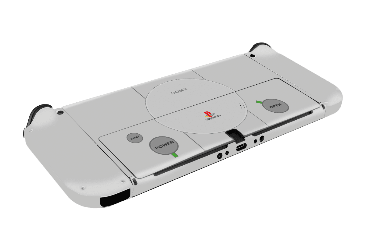 Modelo PS1 Nintendo Switch Oled (2021) Skin