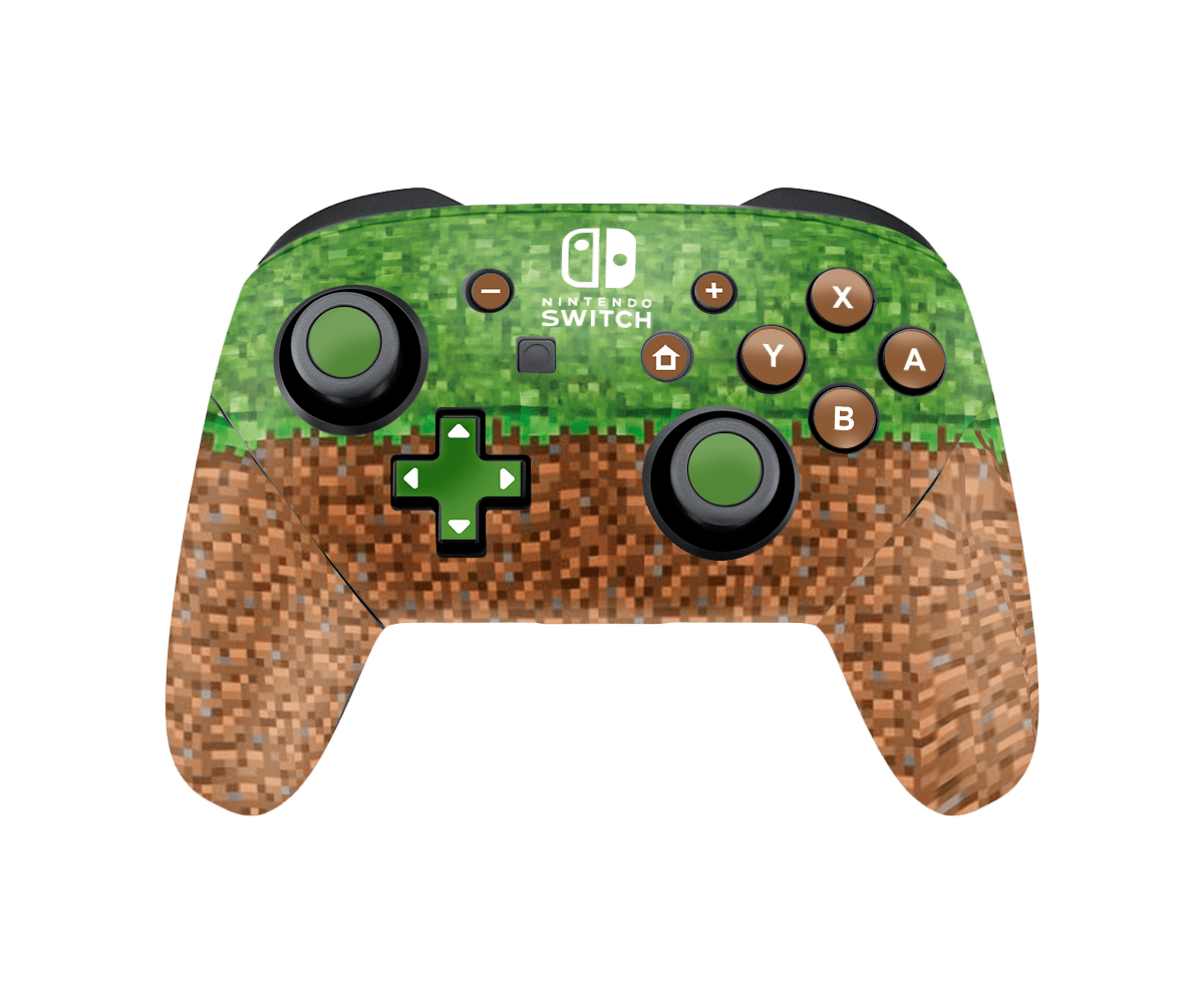 Minecraft Skin Nintendo Switch Pro Controller Xonebrand