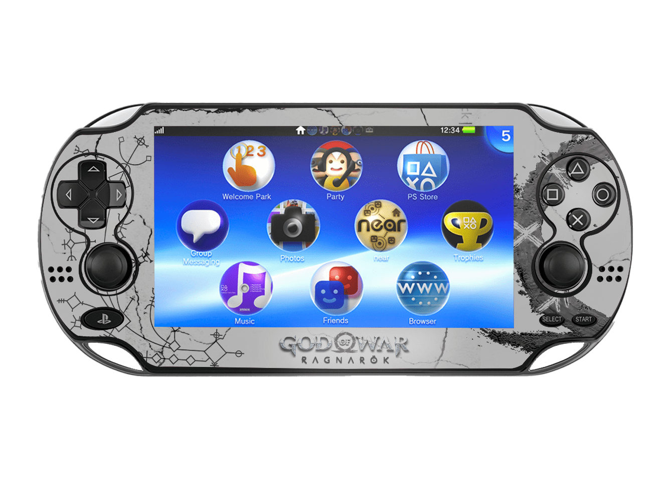 God of War Skin Playstation Portable PSVita Fat