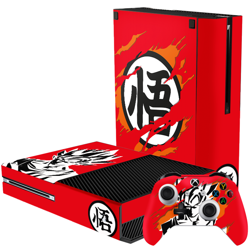 Dragon Ball Goku Skin Xbox One Fat Xonebrand