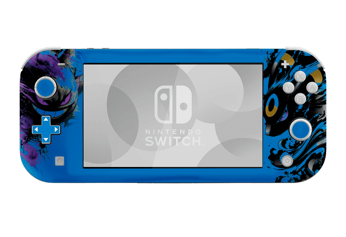 Pokemon Gengar vs Umbreon Skin Nintendo Switch Lite Xonebrand