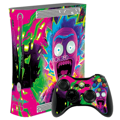 Rick & Morty Xbox 360 Fat Bundle Skin