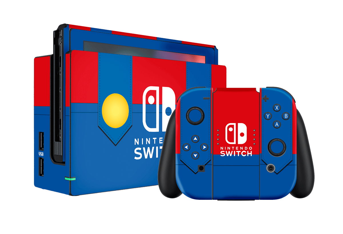Super Mario Skin Nintendo Switch (2017) Xonebrand