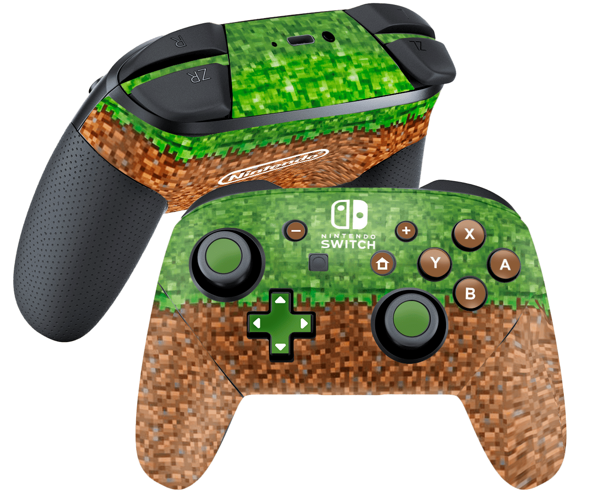 Minecraft Skin Nintendo Switch Pro Controller Xonebrand